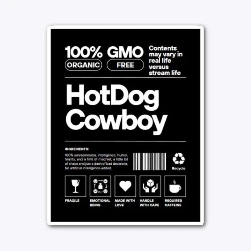 HotDogCowboy Label